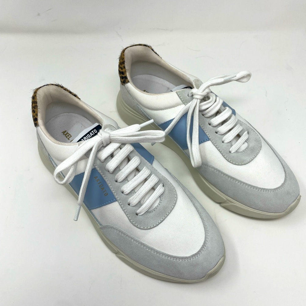 $280 Axel Arigato Women's Blue Genesis Vintage Low Top Sneaker Shoes Size US 9.5